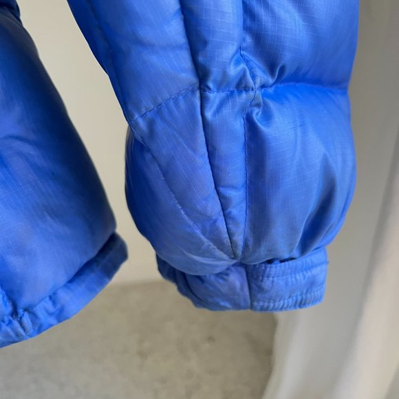 VINTAGE 90's POLO Sport RALPH LAUREN Ocean Blue Quilted Down Puffer Puffer Jacke - Picture 13 of 16